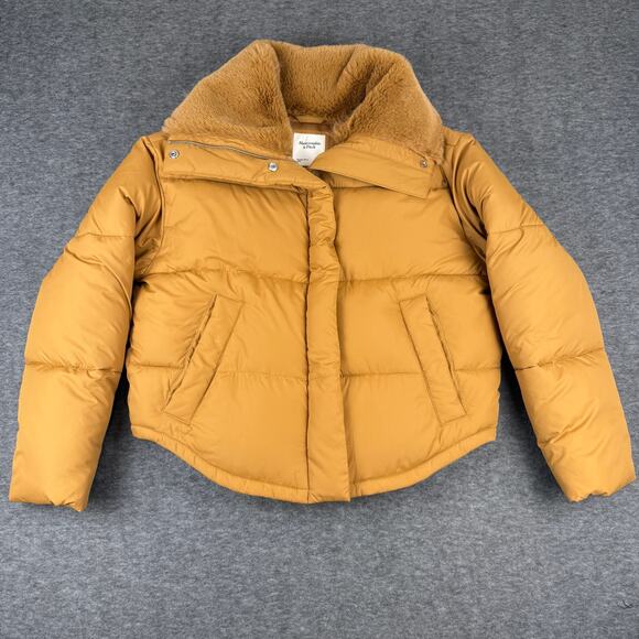 Abercrombie & Fitch Jackets & Blazers - Abercrombie and Fitch Mini Puffer Coat Women's Small Sustainable Water Resistant